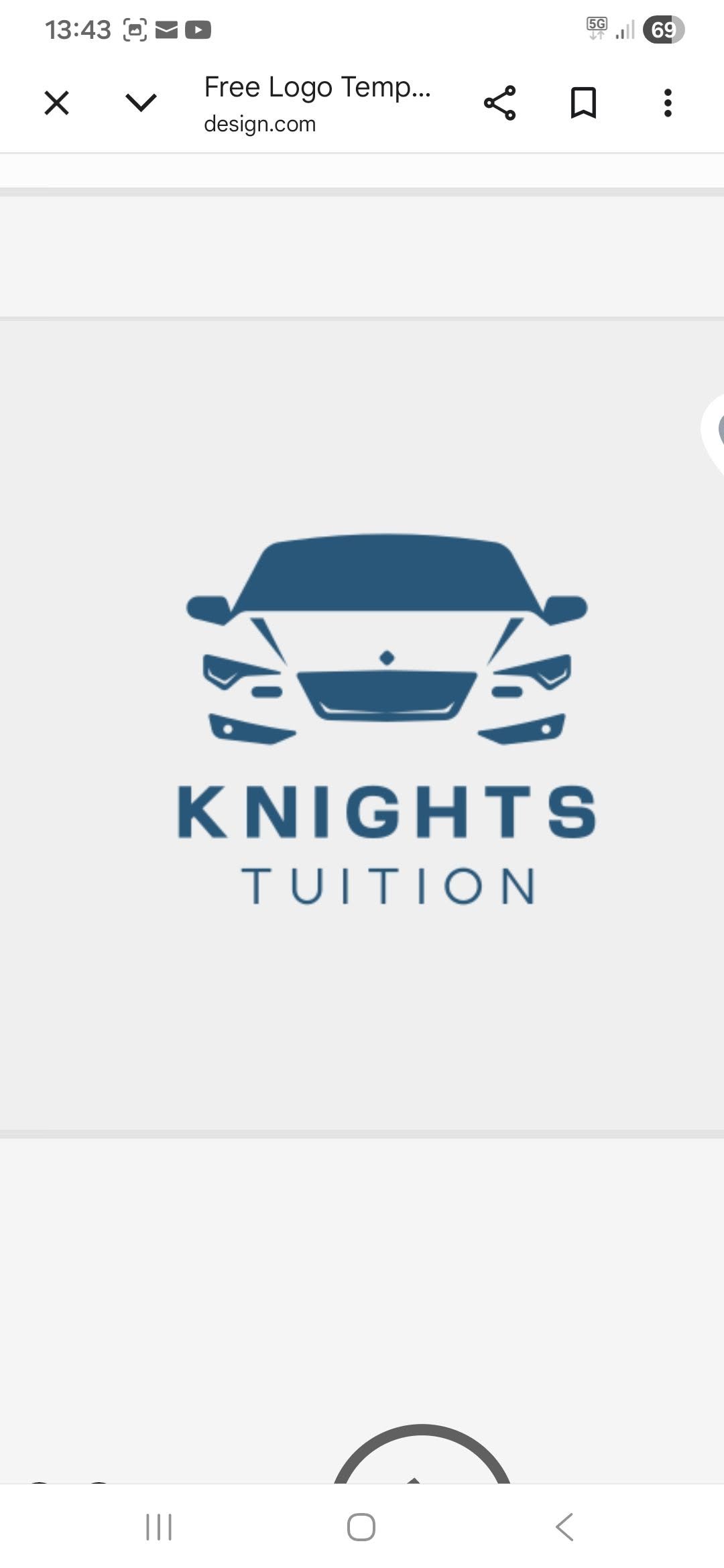 Knights Tuition branding